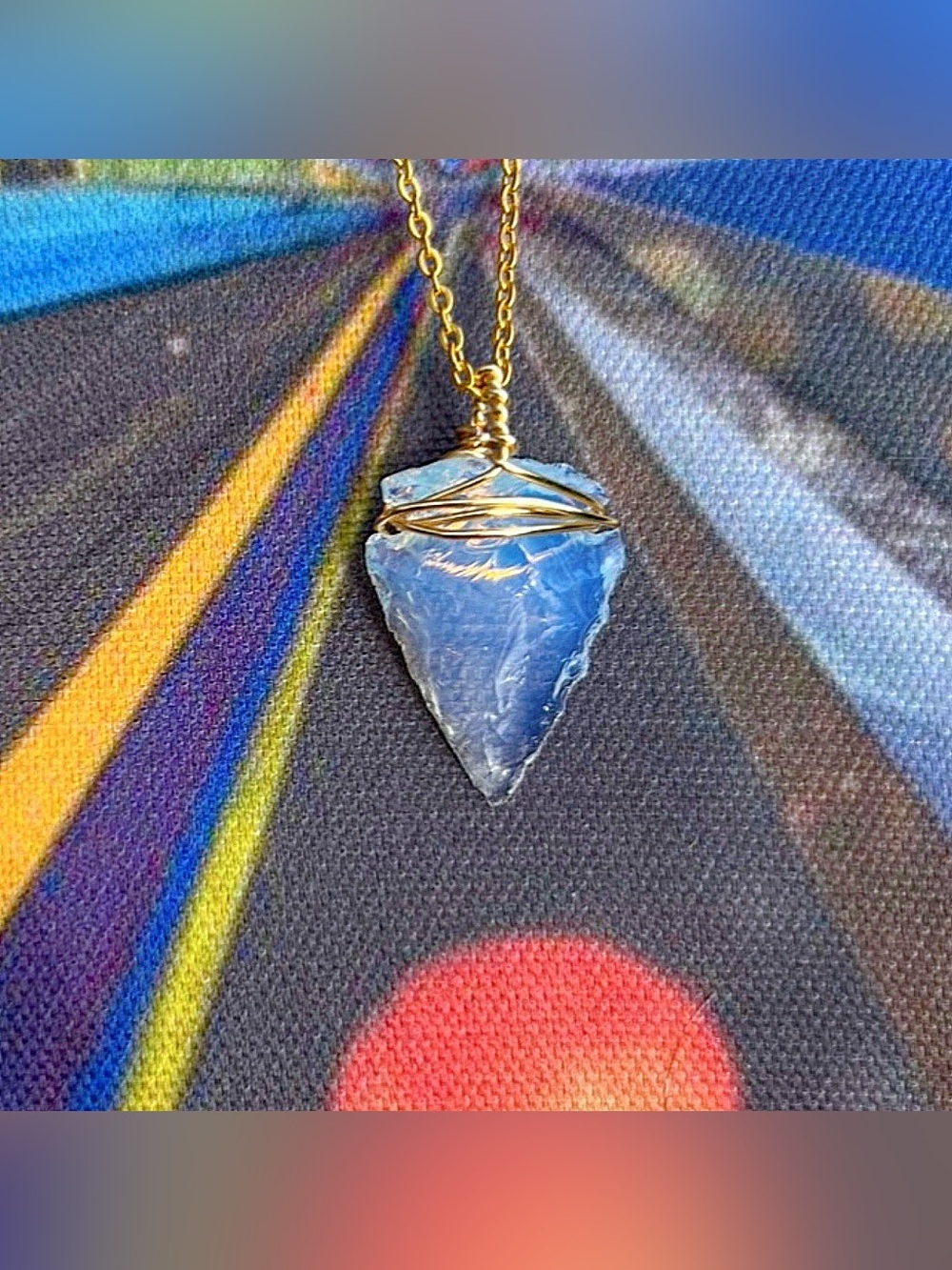 Opalite Arrowhead Necklace
